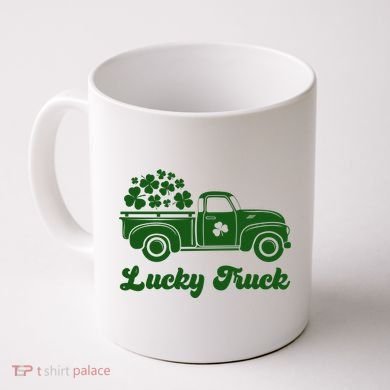Lucky Truck St Patricks Day Coffee Mug