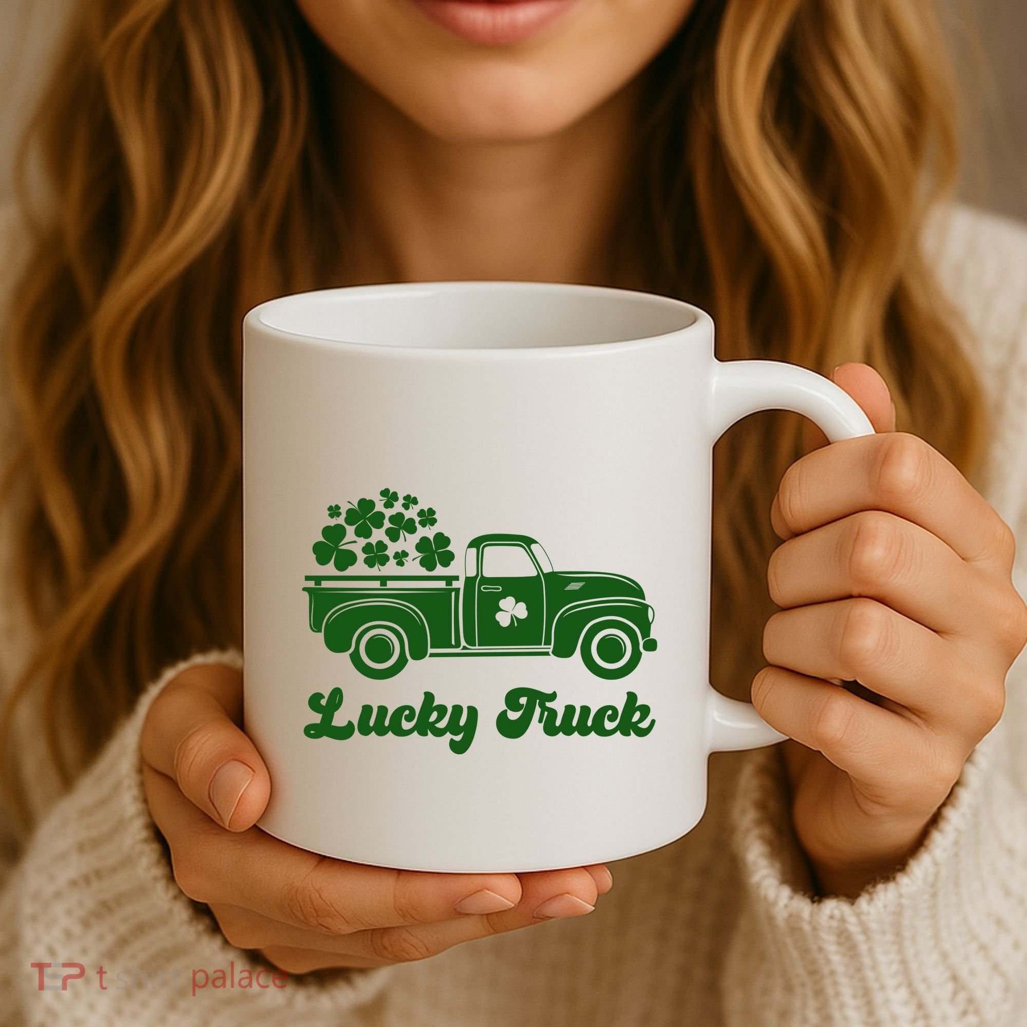 Lucky Truck St Patricks Day Coffee Mug