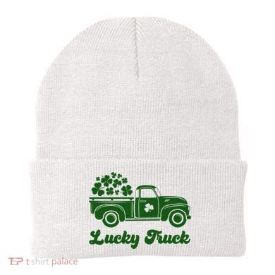 Lucky Truck St Patricks Day Beanie