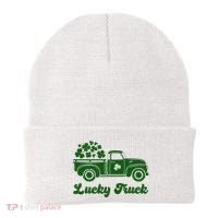 Lucky Truck St Patricks Day Beanie thumb 0