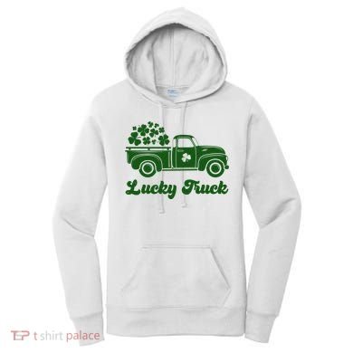Lucky Truck St Patricks Day Women's Hoodie