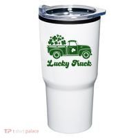 Lucky Truck St Patricks Day Tumbler thumb 0