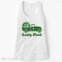 Lucky Truck St Patricks Day Women's Tank Top thumb 0