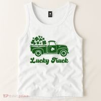 Lucky Truck St Patricks Day Tank Top thumb 2