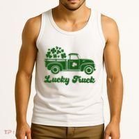 Lucky Truck St Patricks Day Tank Top thumb 3