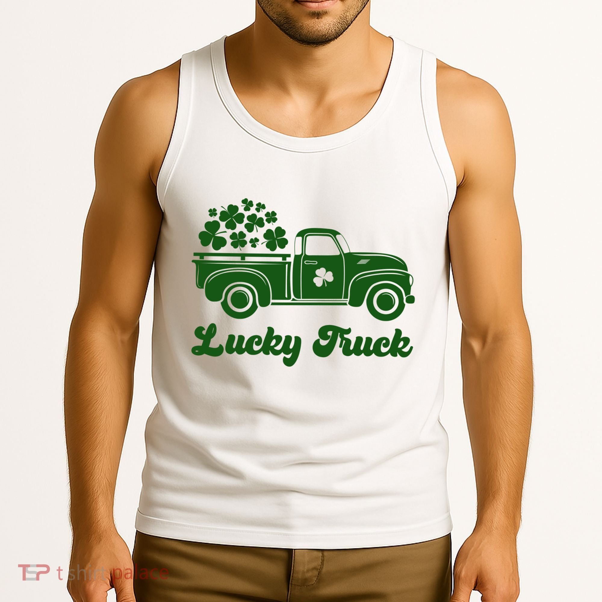Lucky Truck St Patricks Day Tank Top