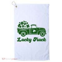 Lucky Truck St Patricks Day Golf Towel thumb 0