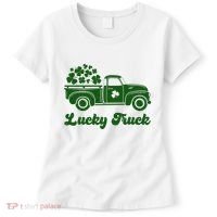 Lucky Truck St Patricks Day Women's T-Shirt thumb 0