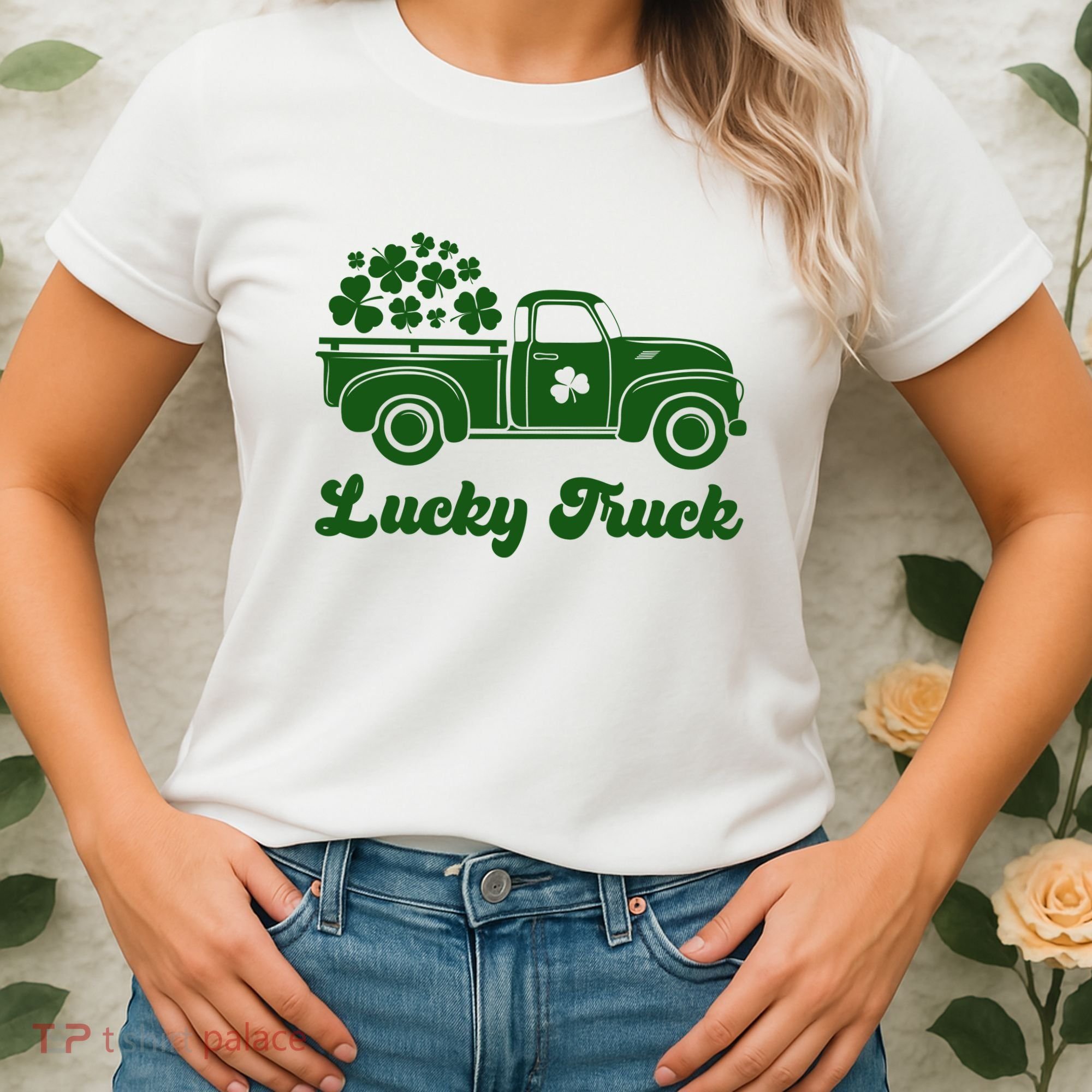 Lucky Truck St Patricks Day Women's T-Shirt