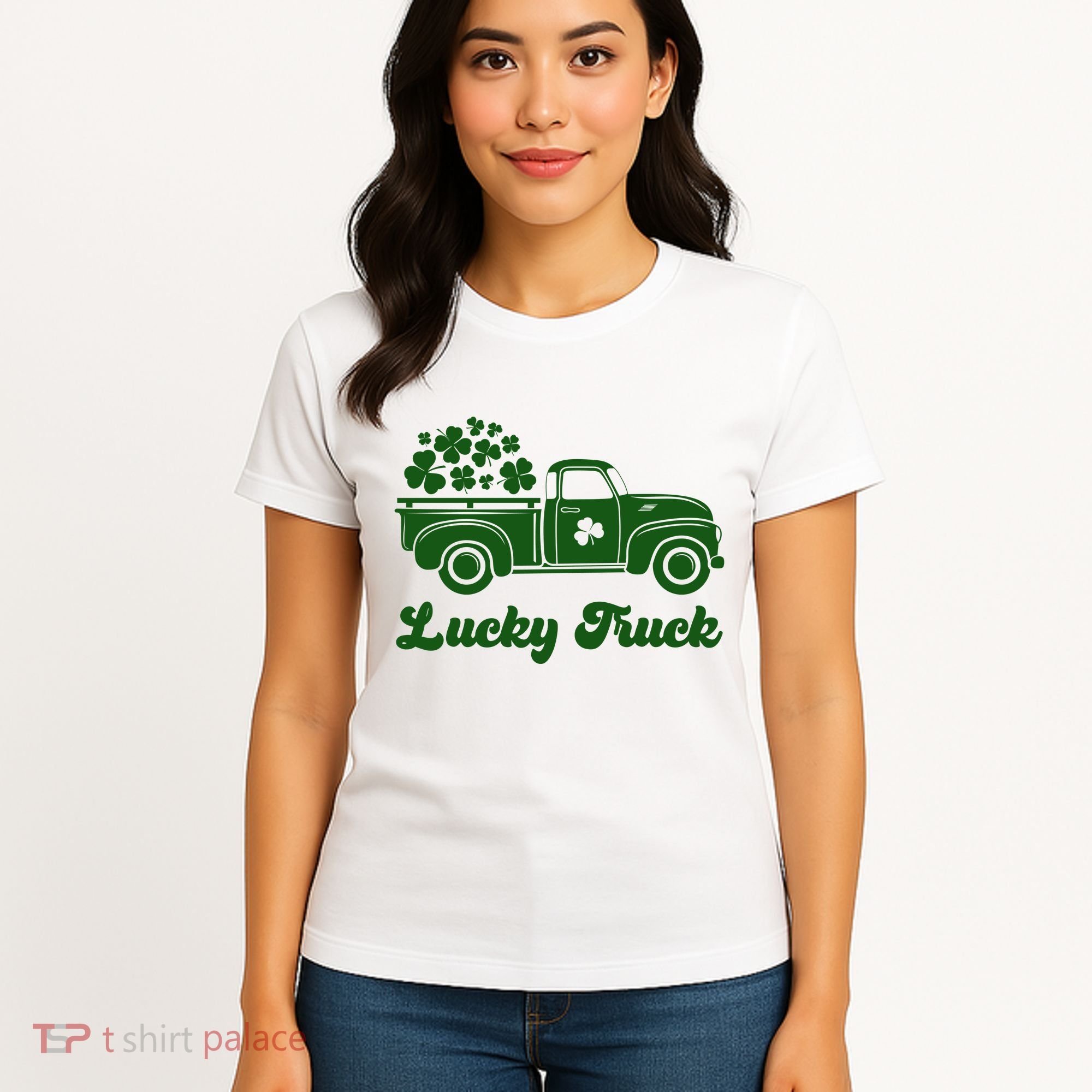 Lucky Truck St Patricks Day Women's T-Shirt