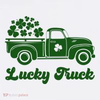 Lucky Truck St Patricks Day Kids Sweatshirt thumb 2