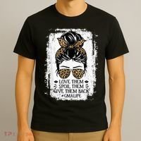 Love Them Spoil Them Give Them Back Gma Life Grandma T-Shirt thumb 3