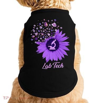 Lab Tech SunFlower Med Tech Funny Medical Technician Lab Doggie Tank