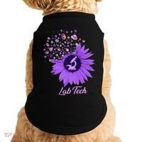 Lab Tech SunFlower Med Tech Funny Medical Technician Lab Doggie Tank thumb 0