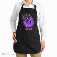 Lab Tech SunFlower Med Tech Funny Medical Technician Lab Apron thumb 2