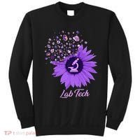 Lab Tech SunFlower Med Tech Funny Medical Technician Lab Sweatshirt thumb 0