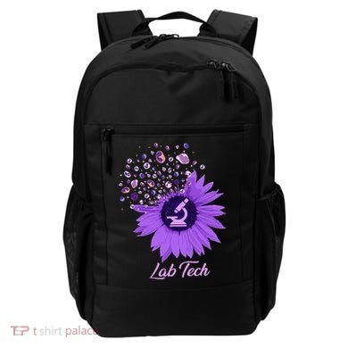 Lab Tech SunFlower Med Tech Funny Medical Technician Lab Backpack