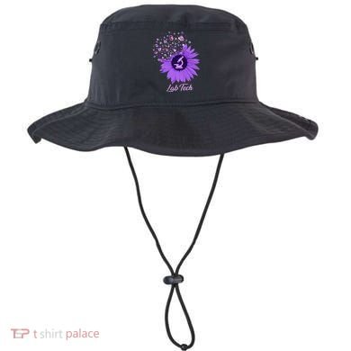 Lab Tech SunFlower Med Tech Funny Medical Technician Lab Bucket Hat