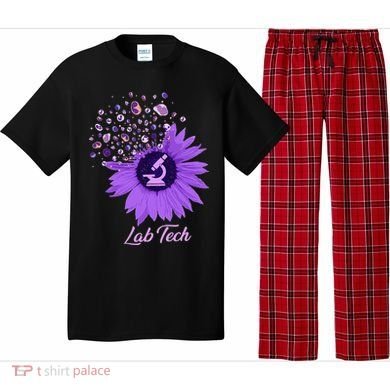 Lab Tech SunFlower Med Tech Funny Medical Technician Lab Pajama Set
