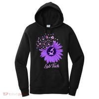 Lab Tech SunFlower Med Tech Funny Medical Technician Lab Women's Hoodie thumb 0