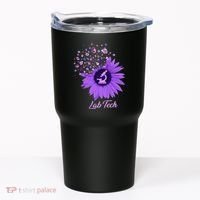 Lab Tech SunFlower Med Tech Funny Medical Technician Lab Tumbler thumb 0