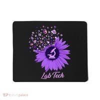 Lab Tech SunFlower Med Tech Funny Medical Technician Lab Mousepad thumb 0