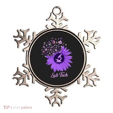Lab Tech SunFlower Med Tech Funny Medical Technician Lab Ornament