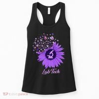 Lab Tech SunFlower Med Tech Funny Medical Technician Lab Women's Tank Top thumb 0