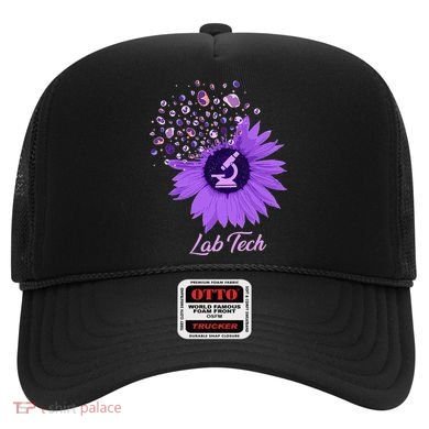 Lab Tech SunFlower Med Tech Funny Medical Technician Lab Hat