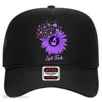 Lab Tech SunFlower Med Tech Funny Medical Technician Lab Hat thumb 0
