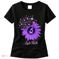 Lab Tech SunFlower Med Tech Funny Medical Technician Lab Women's T-Shirt thumb 0