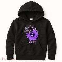 Lab Tech SunFlower Med Tech Funny Medical Technician Lab Kids Hoodie thumb 0