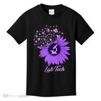 Lab Tech SunFlower Med Tech Funny Medical Technician Lab Kids T-Shirt thumb 0