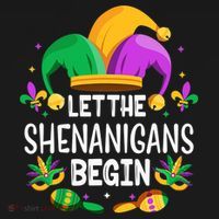 Let The Shenanigans Begin Mardi Gras Shirts, Kids Men Women Backpack thumb 2