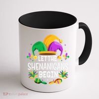 Let The Shenanigans Begin Mardi Gras Shirts, Kids Men Women Coffee Mug thumb 1