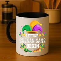 Let The Shenanigans Begin Mardi Gras Shirts, Kids Men Women Coffee Mug thumb 4