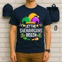 Let The Shenanigans Begin Mardi Gras Shirts, Kids Men Women T-Shirt thumb 6