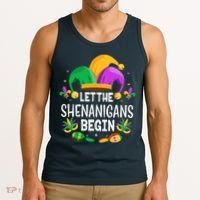 Let The Shenanigans Begin Mardi Gras Shirts, Kids Men Women Tank Top thumb 3
