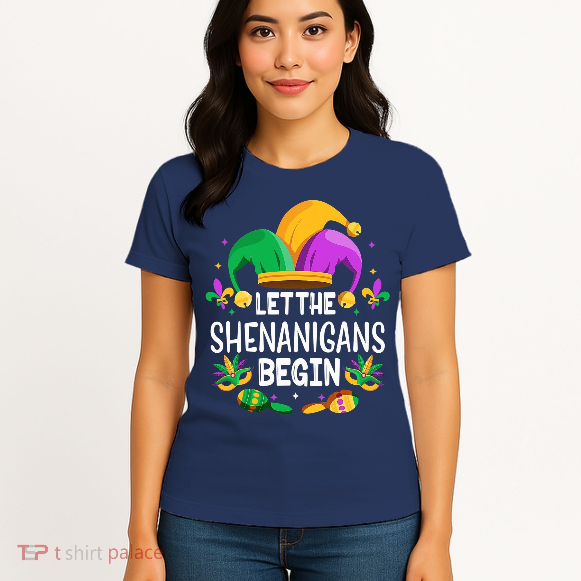 Let The Shenanigans Begin Mardi Gras Shirts, Kids Men Women Women's T-Shirt