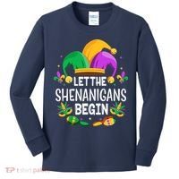 Let The Shenanigans Begin Mardi Gras Shirts, Kids Men Women Kids Long Sleeve Shirt thumb 0