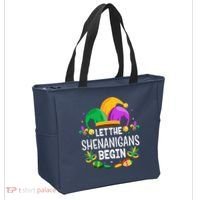 Let The Shenanigans Begin Mardi Gras Shirts, Kids Men Women Tote Bag thumb 2