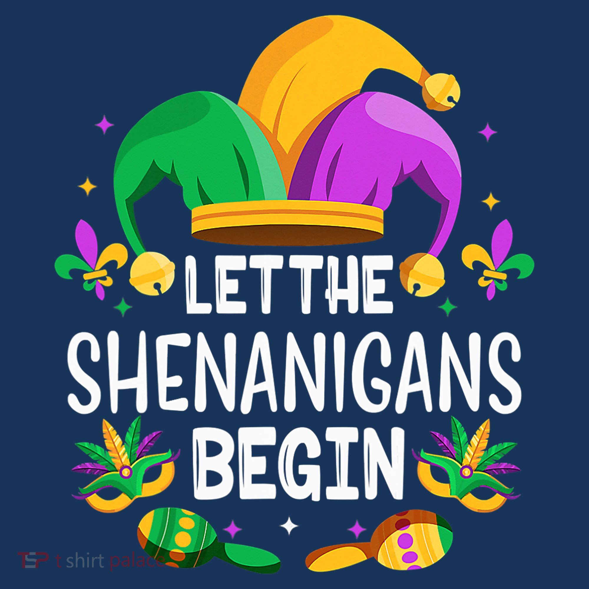Let The Shenanigans Begin Mardi Gras Shirts, Kids Men Women Tote Bag