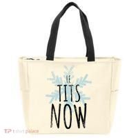 Le Tit Snow Le Tits Now Ugly Christmas Let It Snow Gift Tote Bag thumb 0