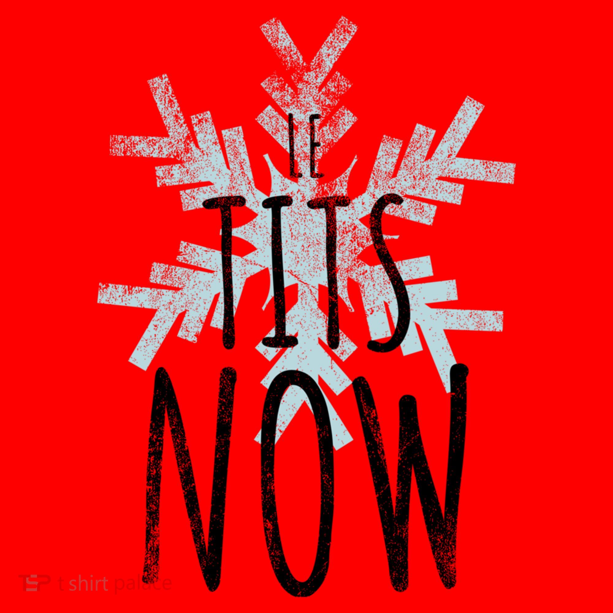 Le Tit Snow Le Tits Now Ugly Christmas Let It Snow Gift Santa Hat