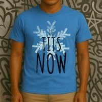 Le Tit Snow Le Tits Now Ugly Christmas Let It Snow Gift T-Shirt thumb 3