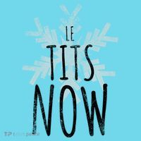 Le Tit Snow Le Tits Now Ugly Christmas Let It Snow Gift Button thumb 1