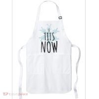Le Tit Snow Le Tits Now Ugly Christmas Let It Snow Gift Apron thumb 0
