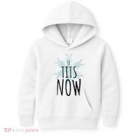 Le Tit Snow Le Tits Now Ugly Christmas Let It Snow Gift Kids Hoodie thumb 0