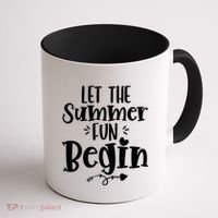 Let The Summer Fun Begin Vacation Coffee Mug thumb 1