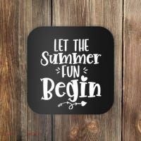 Let The Summer Fun Begin Vacation Coaster thumb 0